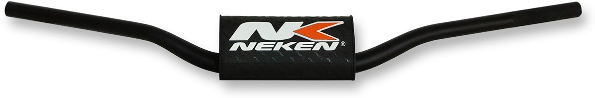 Guidon Cross NEKEN noir rehausse 85mm pour un confort maximal