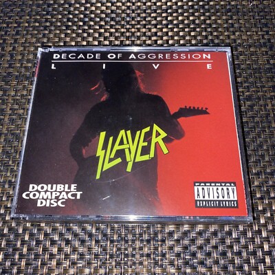 Slayer    Decade Of Aggression Live 2CD 1991 926748-2 DEF AMERICAN  VG