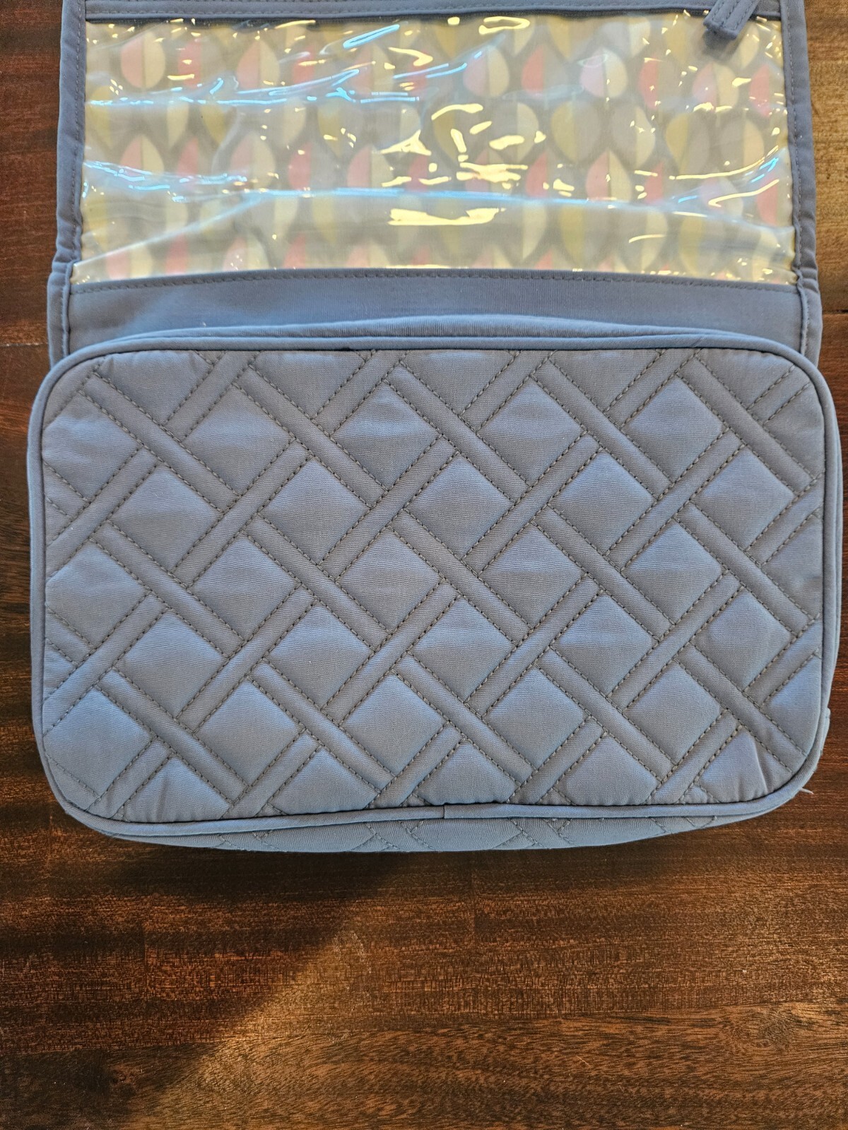 Vera Bradley Solid Blue-Gray Pattern Hanging Toil… - image 5