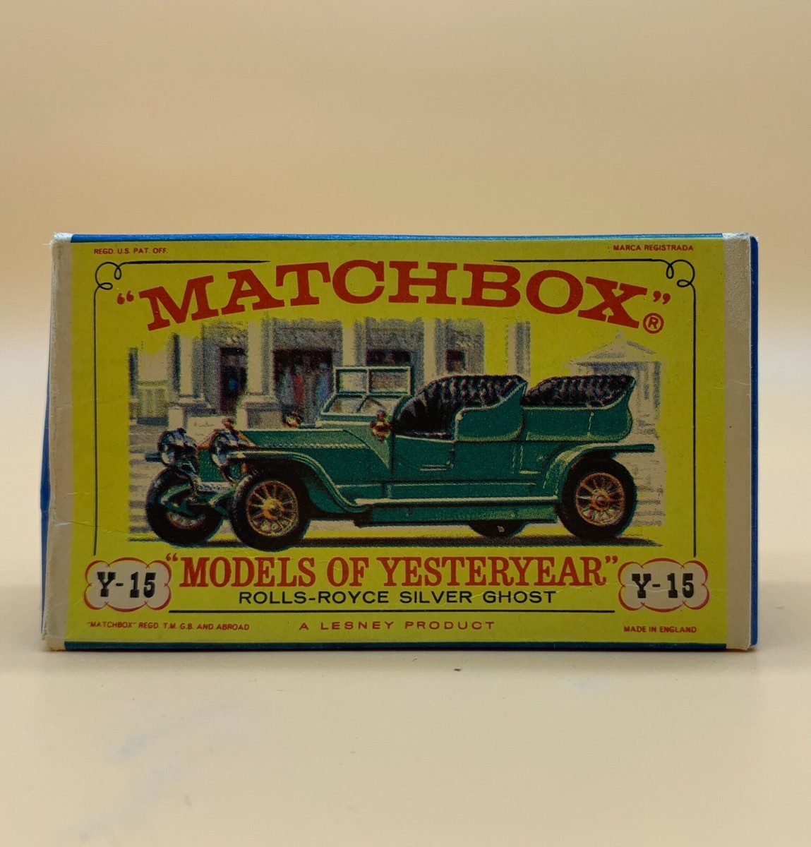 1960 Lesney Matchbox Y-15 Rolls-Royce Silver Ghost Models of