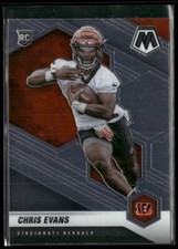 2021 Panini Mosaic #379 Chris Evans Cincinnati Bengals Rookie Football Card. rookie card picture
