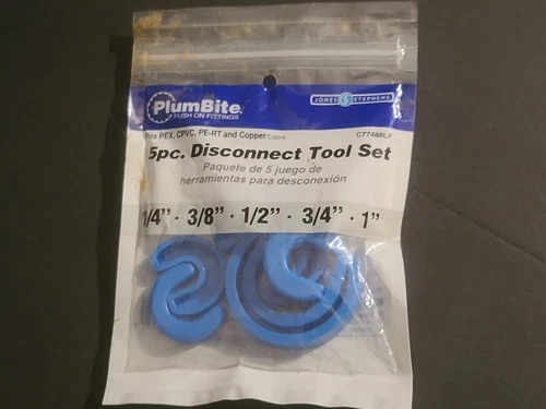 Jones Stephens C77488LF 1/4" - 1" PlumBite Push On Removal Tool Set - Picture 1 of 4