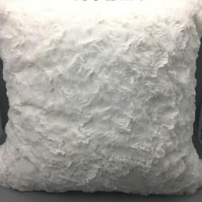 faux feather pillows