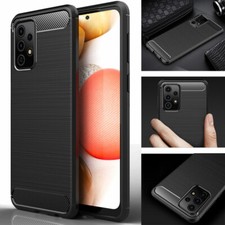 for Samsung A52 / A52s 5G, A53 5G Premium Carbon Fibre Shockproof Soft Gel Case
