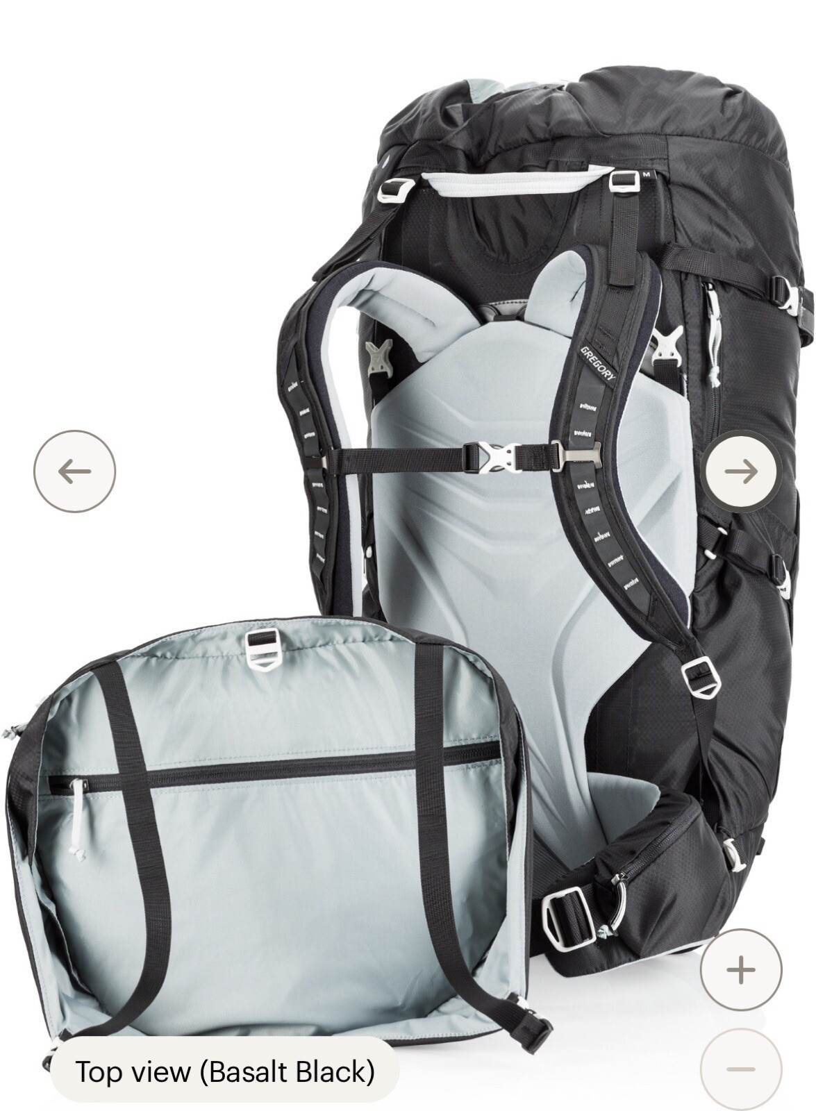 NEW Gregory Denali 75L Alpine Mountaineering Backpack - Medium  ($399) Black