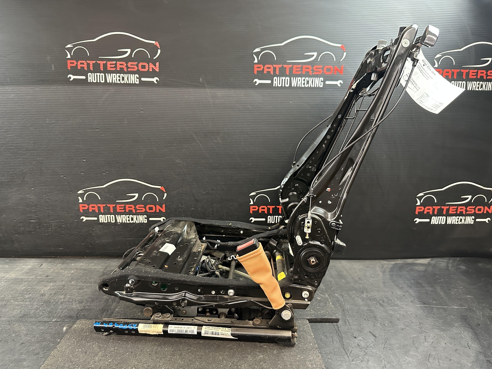 08-19 MASERATI GRANTURISMO S PASSENGER RIGHT FRONT POWER SEAT TRACK WITH MOTOR
