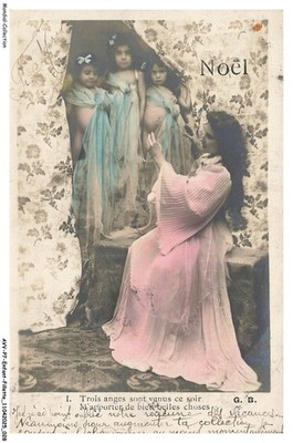AVVP7-0368-ENFANT-FILLETTE - trois anges sont venus ce soir
