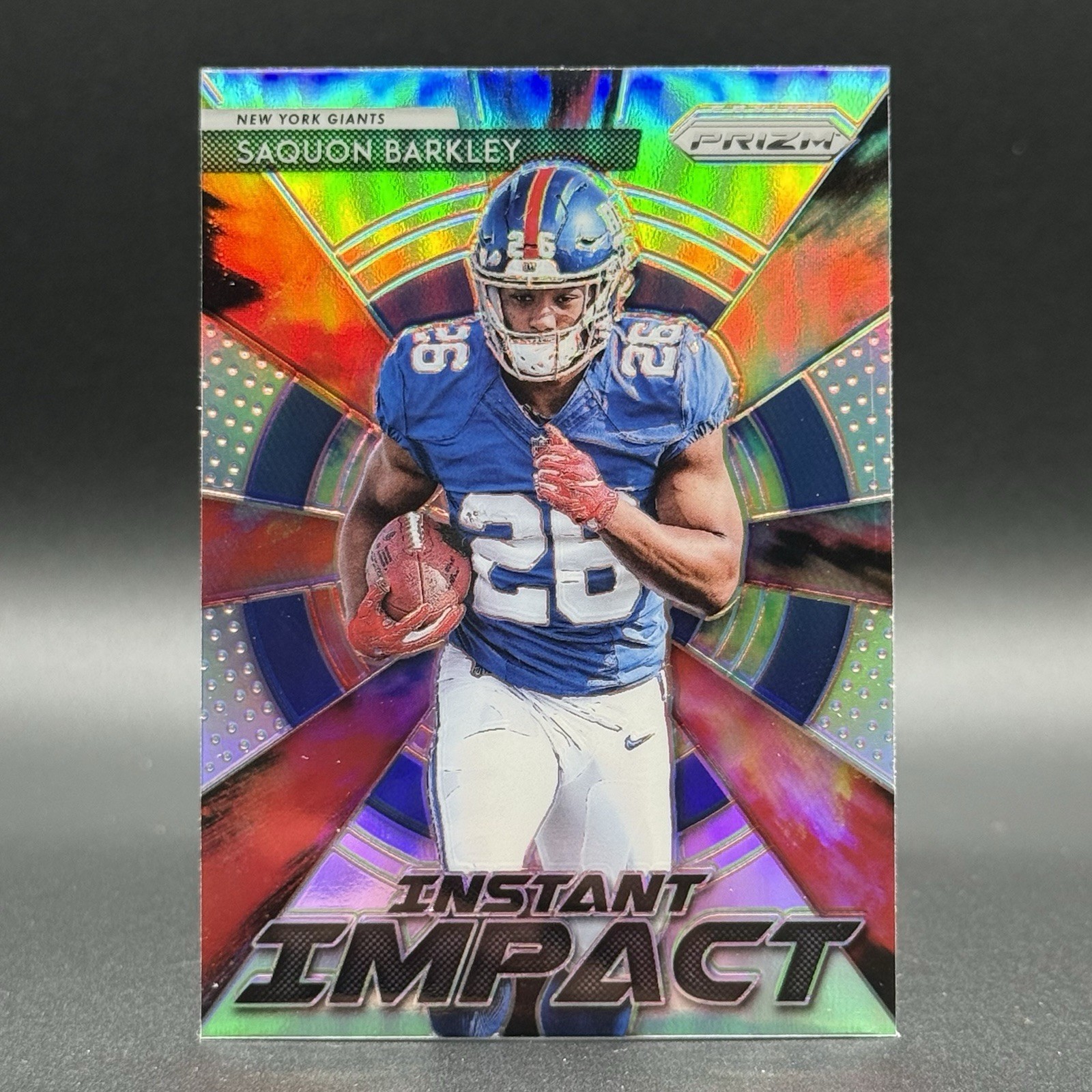 Saquon Barkley Panini Prizm Instant Impact #II2 Base