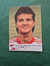 Bayer Leverkusen , Tita , Milton Queiroz da Paxao , Autogrammkarte , Fussball 