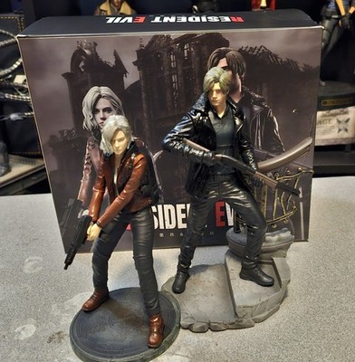 Resident Evil Requiem Leon Kennedy/ Grace Ashcroft Statues.w/box