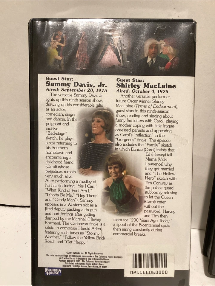 “Carol Burnett Show” 3 VHS, Collector’ Edition, 2 Sealed, 1 Open, Foto 3 de 4