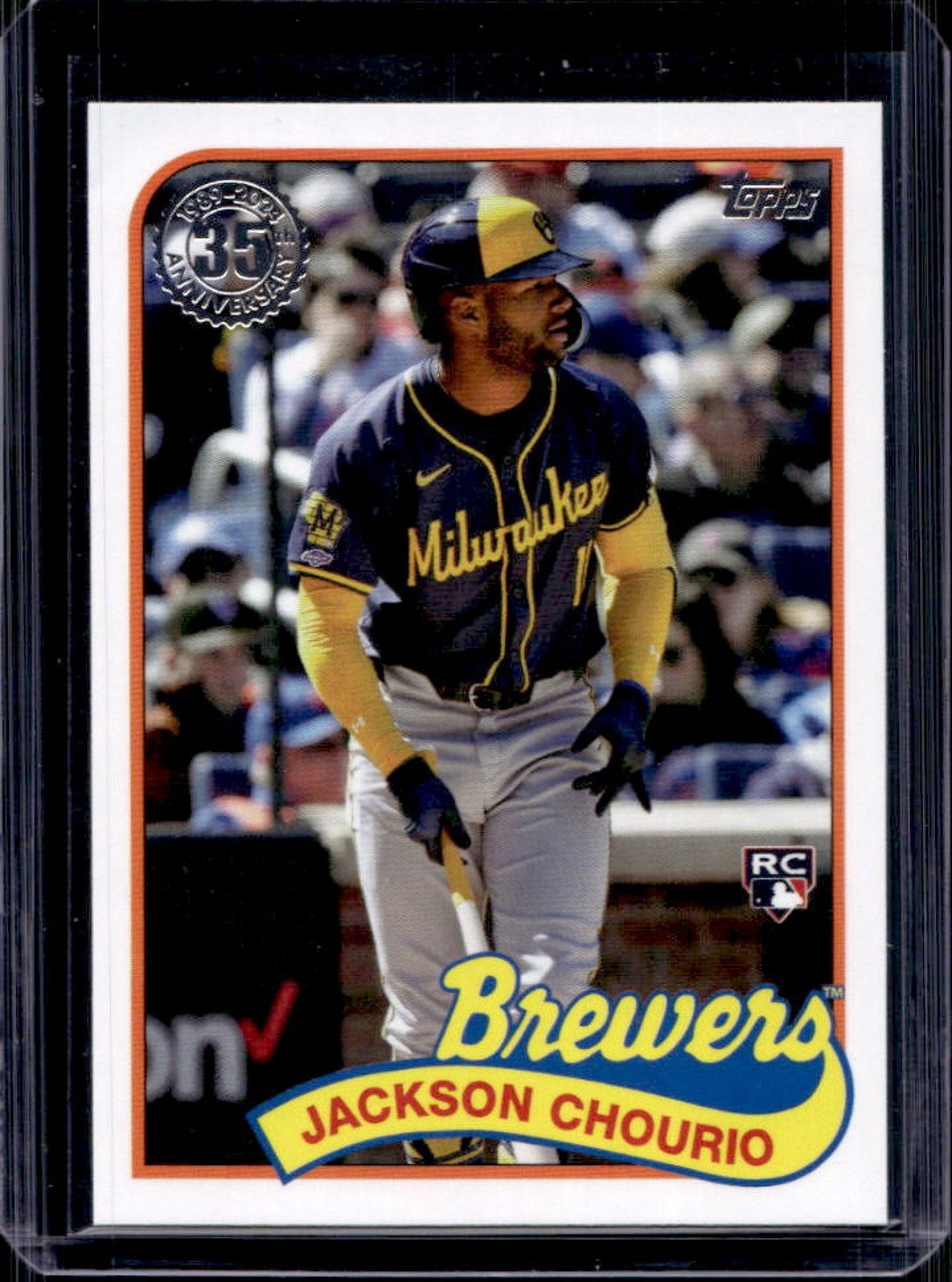 2024 Topps Update Jackson Chourio 1989 RC Rookie #89US-44 Brewers