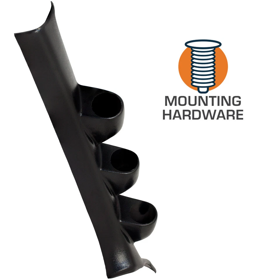 GlowShift 黑色三重规格 52 毫米支柱吊舱适用于 2005 - 2010 Scion TC — 第 3/3 张图片