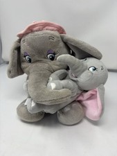 Disney Parks baby Dumbo and Mrs. Jumbo plush set 15"