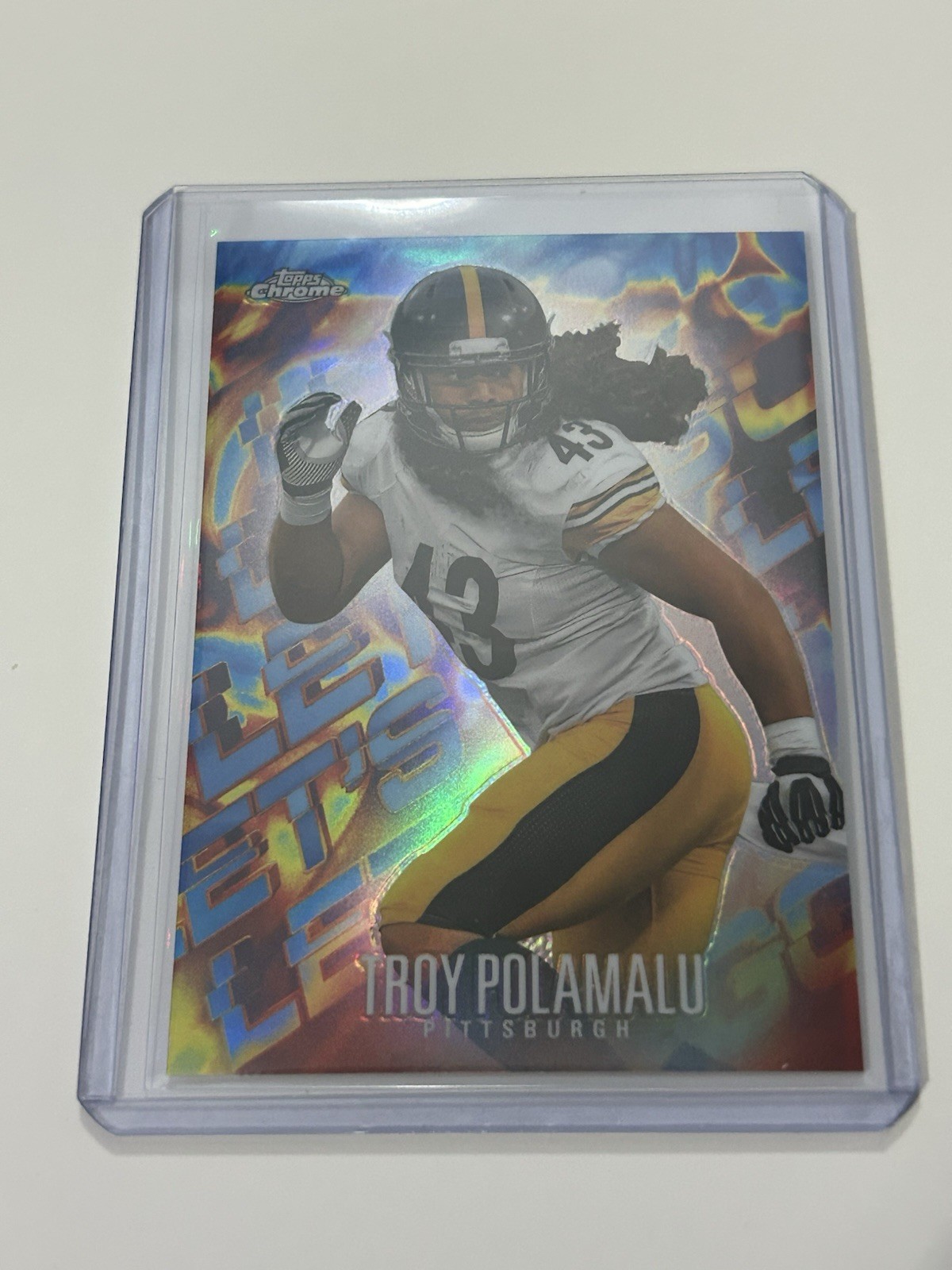 2024 Topps Chrome - Let's Go Troy Polamalu #LG-3