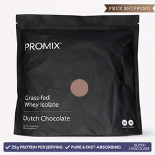 Promix Grass Fed Whey Isolate Dutch Chocolate 2.5lb Clean Protein