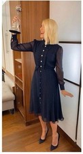 L.K. Bennett London Stunning Dr Ensor Midi Shirt Dress Size 12