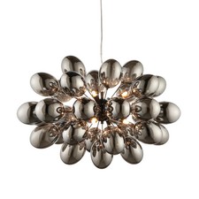 Ceiling Light Black Infinity 8 Chrome Dark Endon 80124