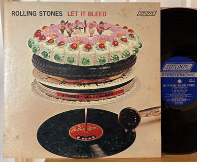 Rolling Stones Let It Bleed Vinyl LP London NPS-4 1st Pressing with Misprint