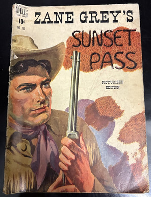 Dell FOUR COLOR No. 230 (1948) Zane Grey's SUNSET PASS
