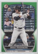 2023 Bowman Draft Green 98/99 Brock Vradenburg #BD-44 a2v