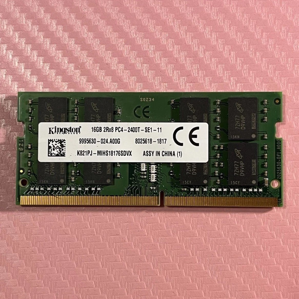 Kingston PC4-19200 (DDR4-2400) Bus Speed Computer RAM 16 GB