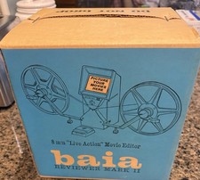 NEW IN SEALED BOX Baia Reviewer Mark II 8mm Movie Viewer/Editor - Vintage