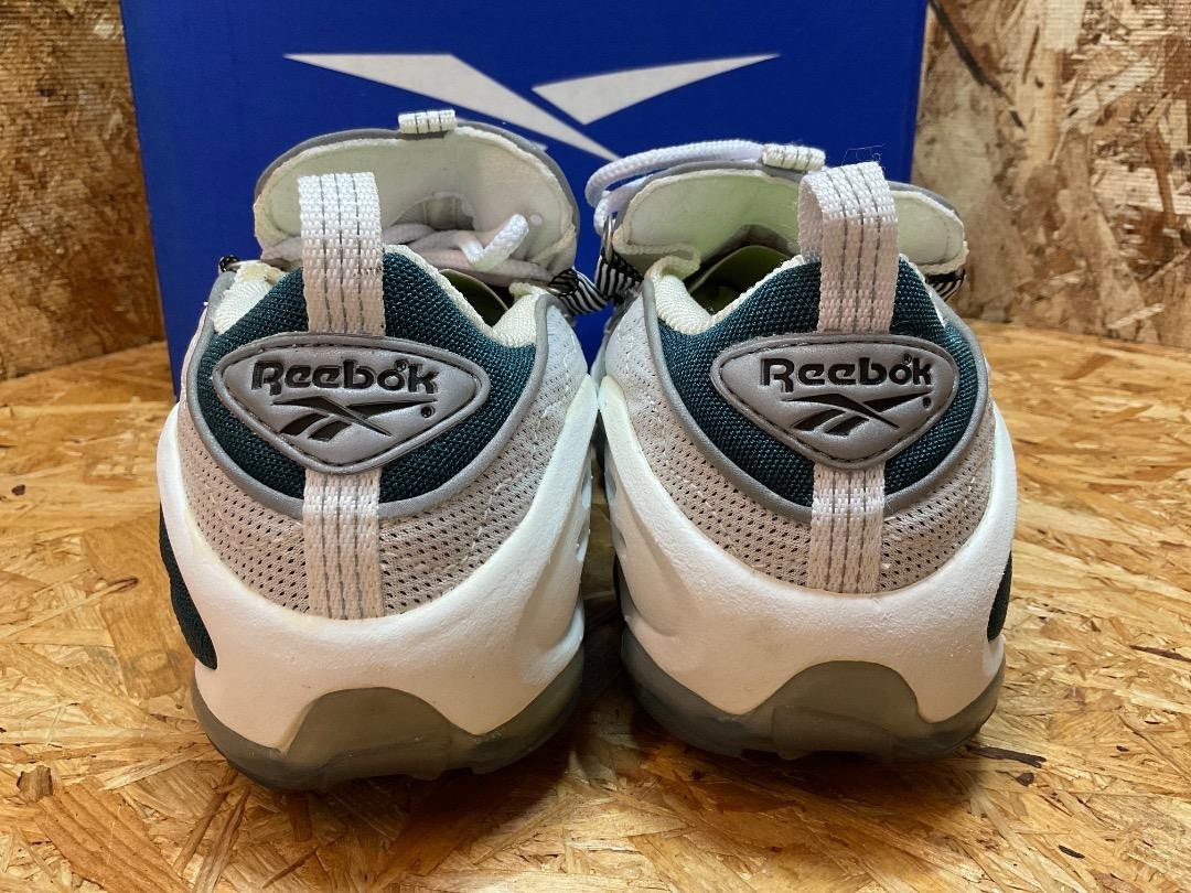 Vtg90's Reebok Dmx Run White Green Onyx Citron 1-37066 Men Us9.5