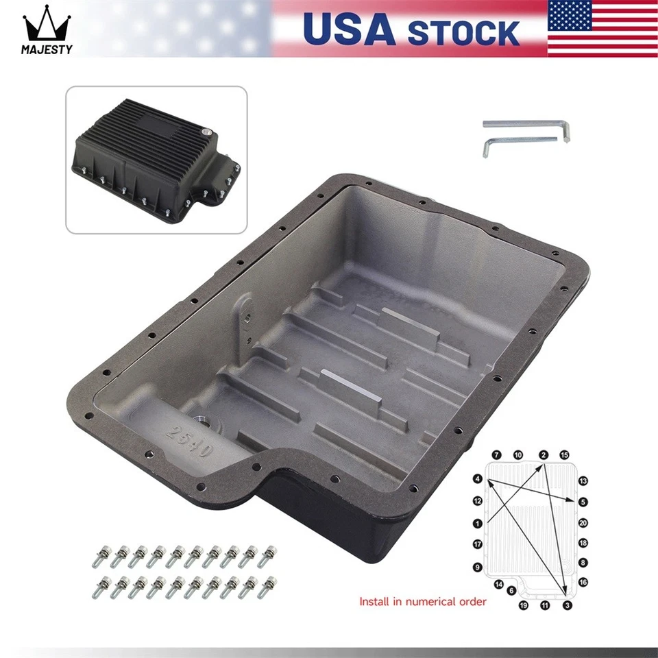 Heavy Duty 5R110 Transmission Deep Pan For Ford 6.0/6.4L F250/F350 2003-2010 - Image 3 of 4