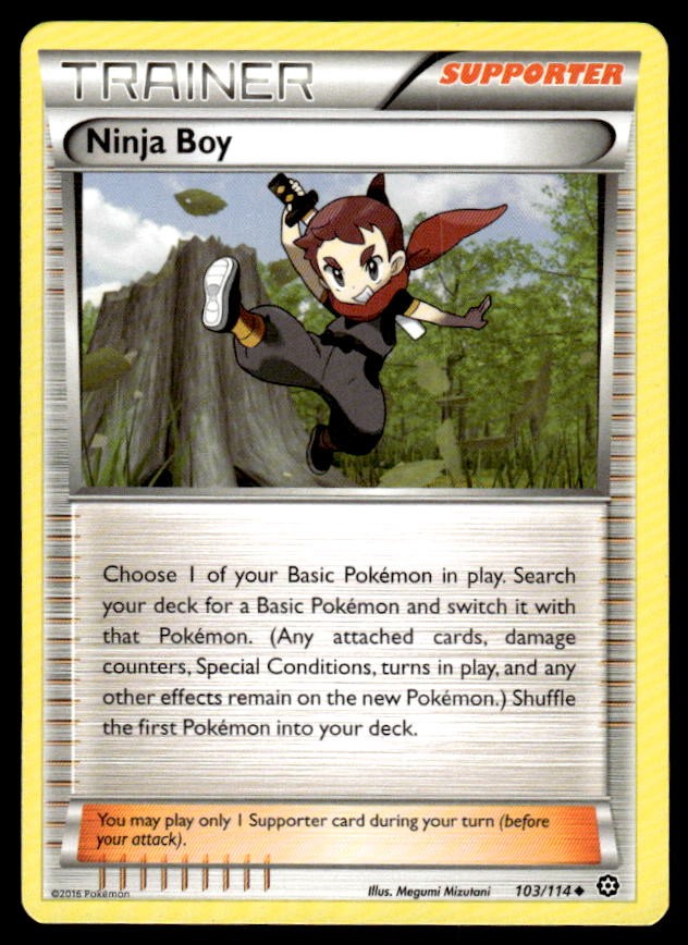 XY - Steam Siege #103/114 Ninja Boy