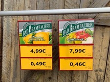 METO Komplettausstattung Preisschilder für Getränkemarkt