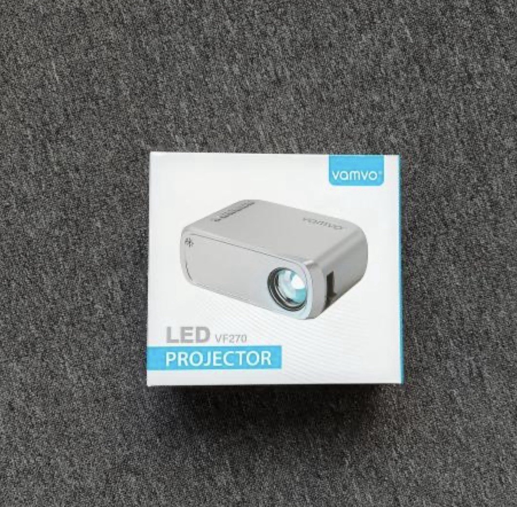 Projector Mini Portable Video Projector, Movie Projectors For Home Theater Co...