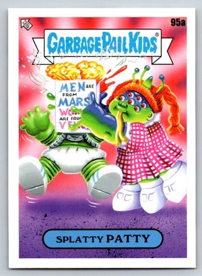 2022 Topps Garbage Pail Kids: Book Worms #95a Splatty Patty