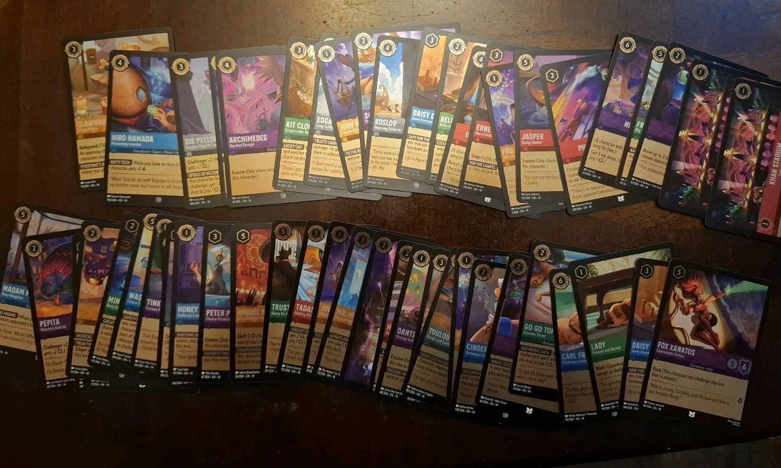 Disney Lorcana Hyperia City Common Uncommon Cold Foil Lot x54 | eBay