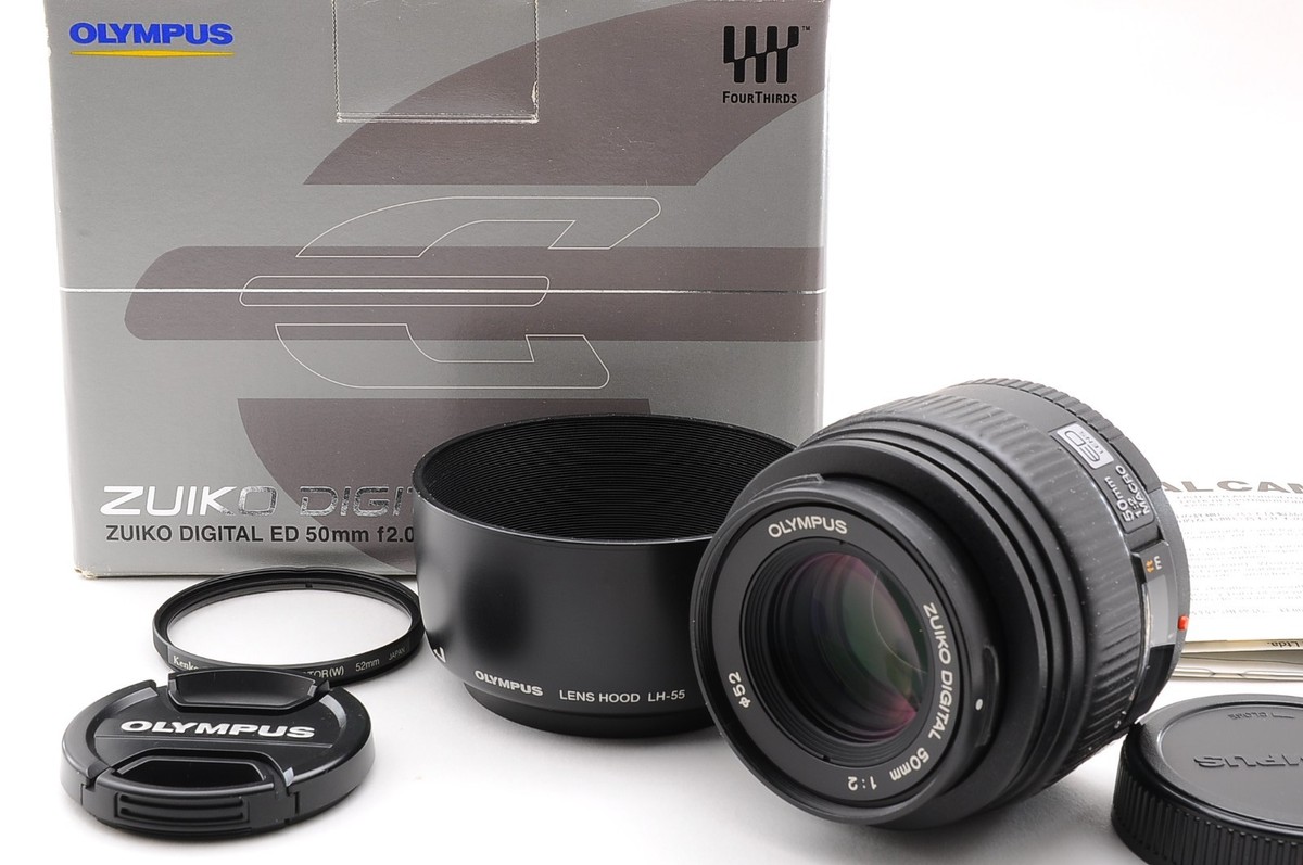 Near MINT] Olympus ZUIKO Digital 50mm f/2 ED Macro Lens for Four