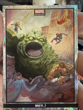 2025 Panini Marvel Anthology Card #17 What If /100 Holo Card Fantastic Five
