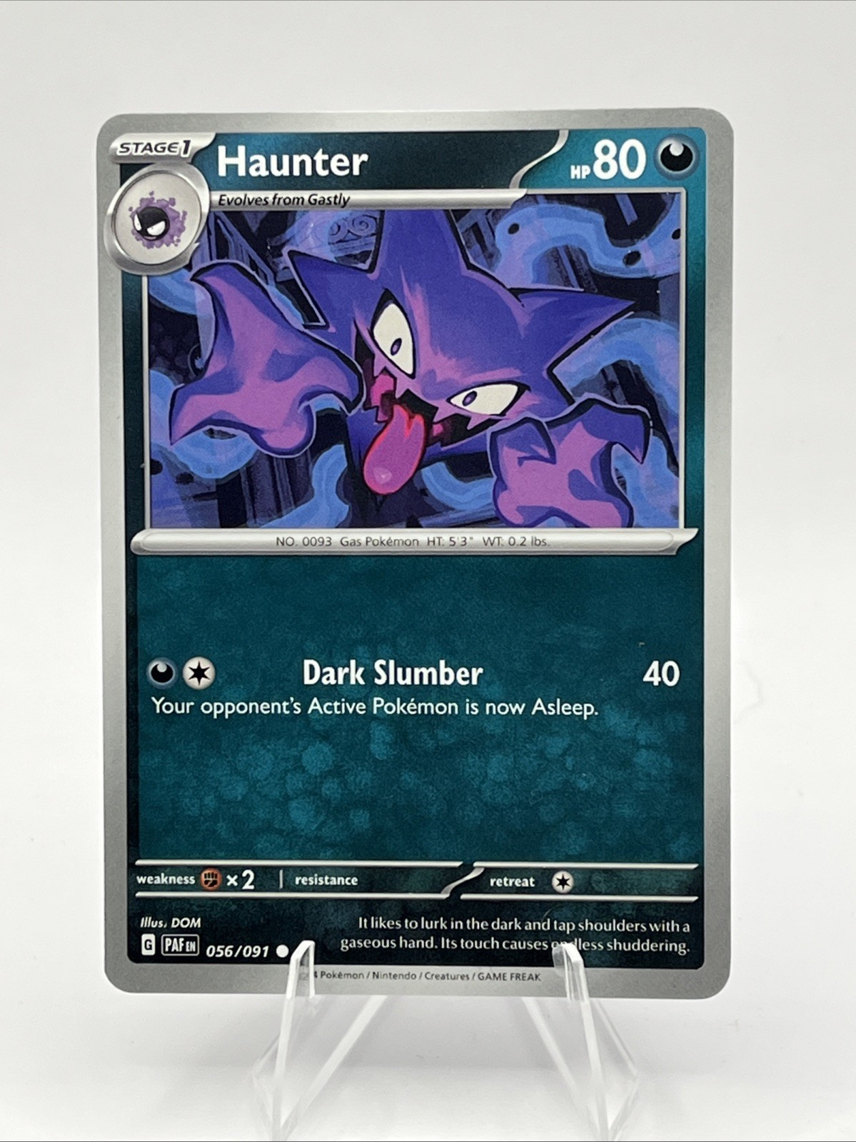 Pokémon TCG SV-Paldean Fates Haunter Card #56/91 Common 2024 NM