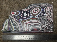 #17 - 402 Grams - Genuine For Jeepite / Fordite Slab - Great Color And Patterns
