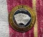 COLORADO BELLE ROYAL FLUSH Casino Token .999 FINE SILVER LTD ED