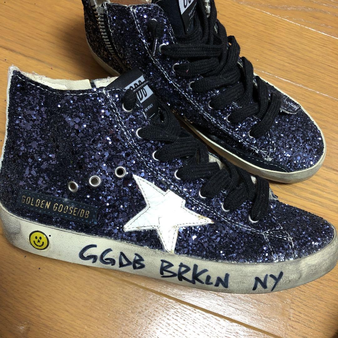 SAOLA Sneakers Gol Goose bambino 34 glitter edizione limitata usate solo interno