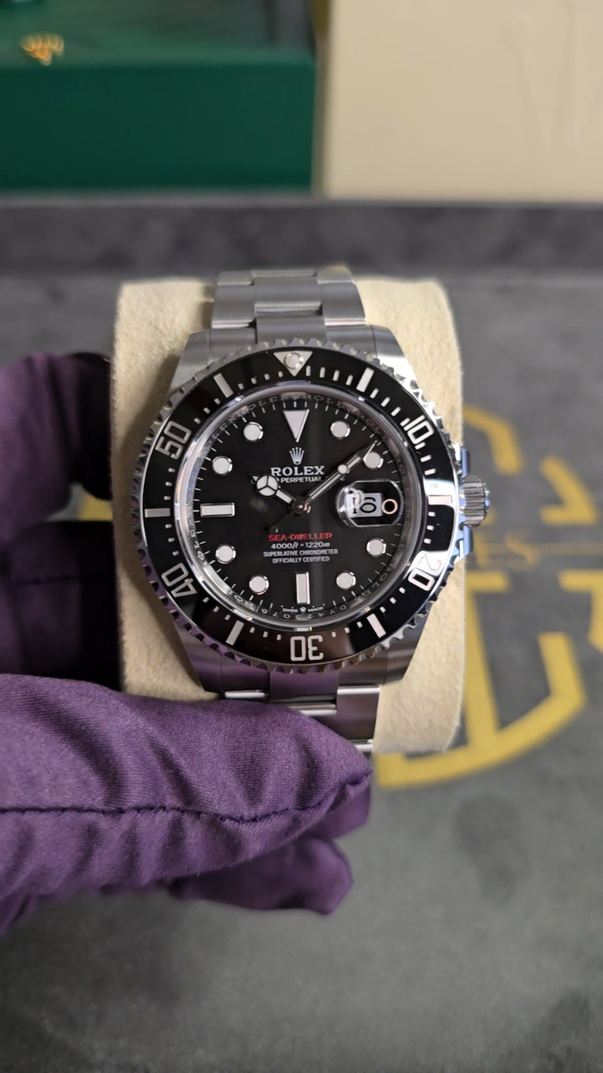 ROLEX SEA-DWELLER 126600 STAINLESS 43MM 50TH ANNIVERSARY CERAMIC