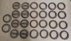 26 Pc Vintage Various Sizes Metal Planter Plates John Deere, IH, Corn Soybean  — photo 1