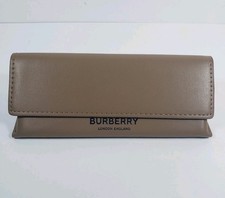 Burberry Camel Brown Soft Leather Eyeglasses or Sunglass Case