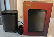 Sonos PLAY:1 Wireless Smart Speaker   Black in Original Box - Tested/Working