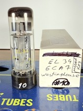 Westinghouse EL34 6CA7 O-Getter Missed Key Tested Like NOS Tube