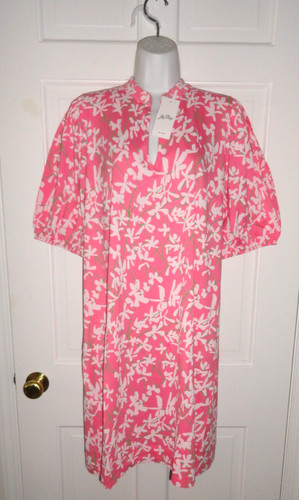 NWT LILLY PULITZER CONFETTI PINK LIZA OVERPRINT CAREY DRESS XL