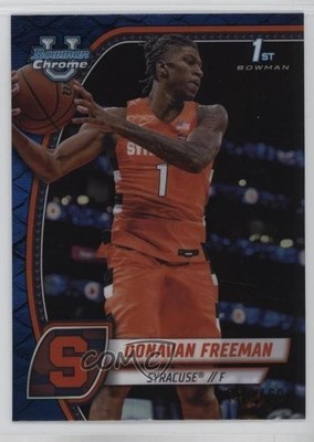 2024 Bowman U Chrome Blue Reptilian Refractor 140/150 Donavan Freeman #21 1n2k
