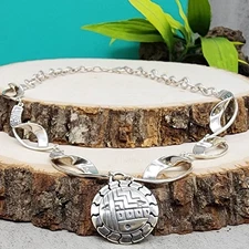 Carolyn Pollack Roderick Tenorio RMT 925 Sterling 16" Wind Dancer Necklace 34g