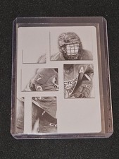 2024-25 UD PWHL Erin Ambrose Portraits Black Printing Plate 1/1 #UDP-9 RARE