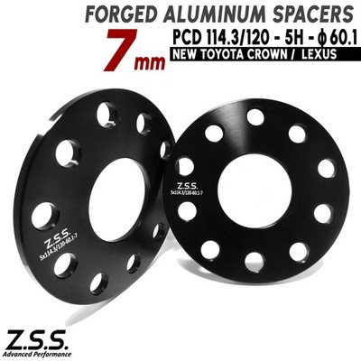 Z.S.S. JDM Forged Aluminum Wheel Spacers 7mm PCD114.3